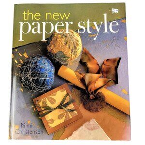 Vintage 2001 The New Paper Style Hardcover Book Craft How To Making Gift Wrap